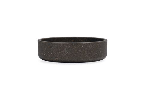 Beeztees DBL Kedi Mama Su Kabı, Bambu, Antrasit 12cm, 250ml