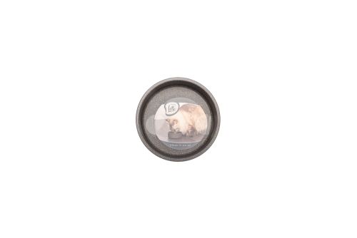 Beeztees DBL Kedi Mama Su Kabı, Bambu, Antrasit 12cm, 250ml
