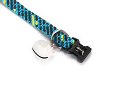 Beeztees Kedi Boyun Tasması, Zilli, Mavi, 20-30cm - Thumbnail