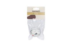 Beeztees Kedi Oyuncağı, Tel Top İçerisinde Pleuş Fare, Çeşitli Renklerde, 5,5cm - Thumbnail