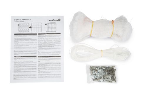 Beeztees Kedi Pencere veya Balkon Koruma Filesi, Şeffaf, 6x3m
