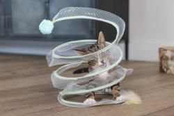 Beeztees Yavru Kedi Tüneli, Spiral Şeklinde, 60x25x25cm - Thumbnail