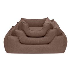 Pet Comfort Alpha Açık Kahverengi Köpek Yatağı M 80x65cm - Thumbnail