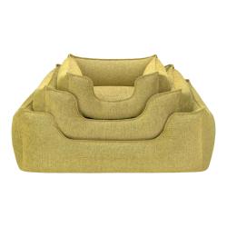Pet Comfort Alpha Sarı Köpek Yatağı M 80x65cm - Thumbnail