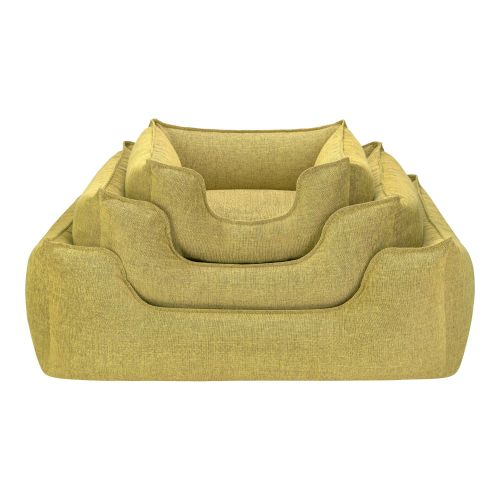Pet Comfort Alpha Sarı Köpek Yatağı M 80x65cm