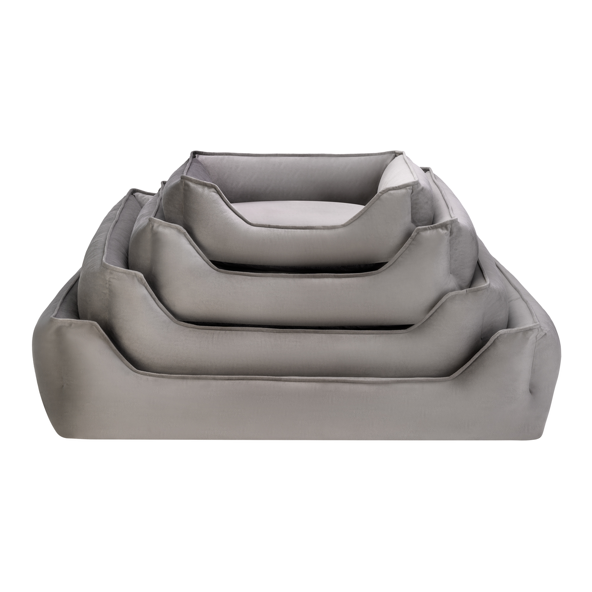 Pet Comfort Delta Leo Gri Köpek Yatağı L 80x105cm