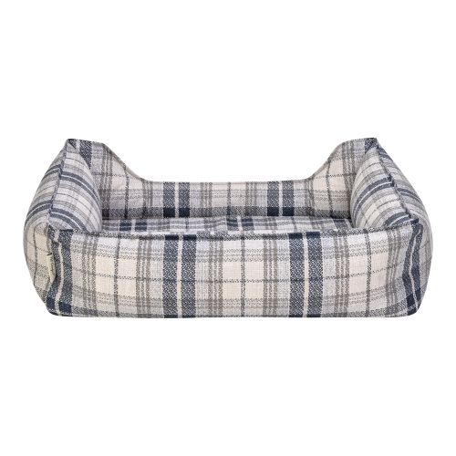 Pet Comfort Delta Lacivert Kareli Kedi ve Köpek Yatağı S 75x60cm