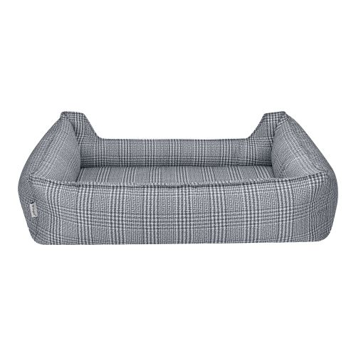 Pet Comfort Delta Mavi Kareli Köpek Yatağı L 105x80cm