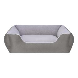 Pet Comfort - Pet Comfort Echo Köpek Yatağı Gri/Gri Peluş L 105x80cm