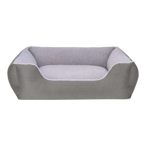 Pet Comfort Echo Köpek Yatağı Gri/Gri Peluş L 105x80cm