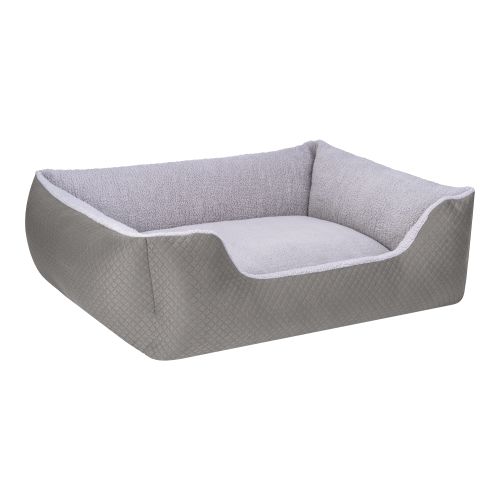 Pet Comfort Echo Köpek Yatağı Gri/Gri Peluş L 105x80cm