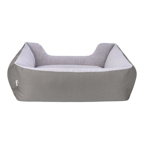 Pet Comfort Echo Köpek Yatağı Gri/Gri Peluş L 105x80cm