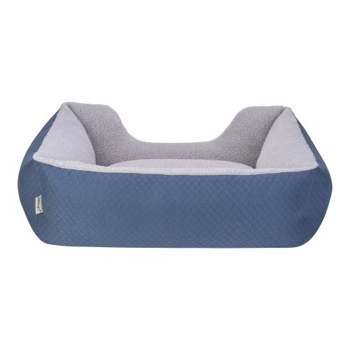 Pet Comfort Echo Köpek Yatağı Mavi/Gri Peluş M 80x65cm