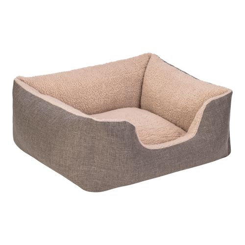 Pet Comfort Echo Kahve-Bej Kedi ve Köpek Yatağı S 60x50cm