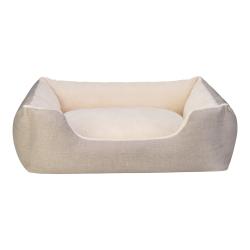 Pet Comfort - Pet Comfort Echo Ekru-Ekru Köpek Yatağı L 105x85cm