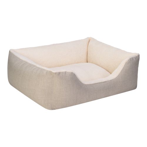 Pet Comfort Echo Ekru-Ekru Köpek Yatağı M 80x65cm