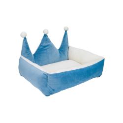 Pet Comfort King Kedi/Köpek Yatağı, Mavi 55x45cm - Thumbnail