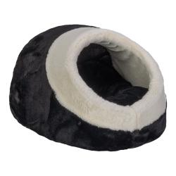 Pet Comfort Nest Kedi Yatağı Siyah/Beyaz 40x40cm - Thumbnail