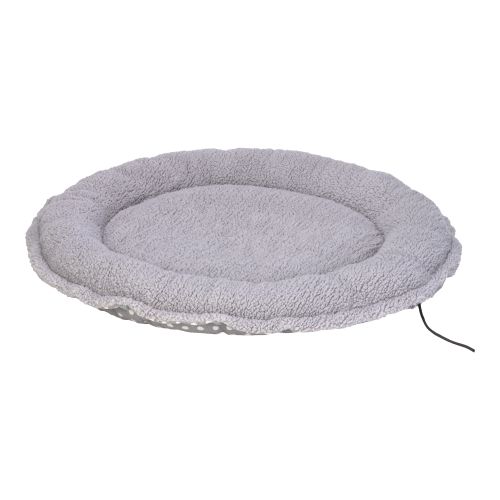 Pet Comfort Sunflower Kedi ve Köpek Yatağı Çift Taraflı Gri Dot/Peluş 85cm