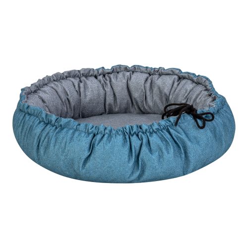 Pet Comfort Sunflower Kedi ve Köpek Yatağı Çift Taraflı Mavi/Gri 60cm