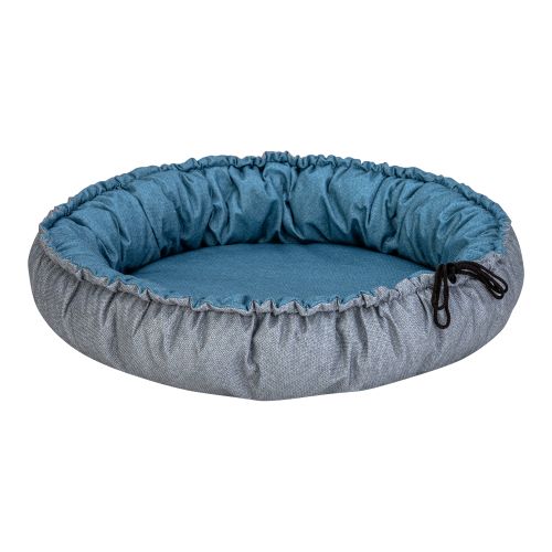 Pet Comfort Sunflower Kedi ve Köpek Yatağı Çift Taraflı Mavi/Gri 85cm