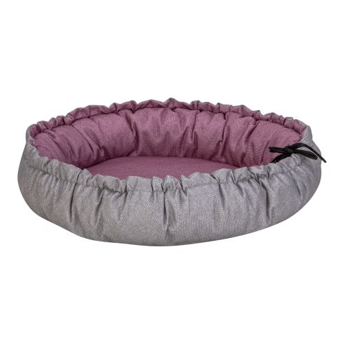 Pet Comfort Sunflower Kedi ve Köpek Yatağı Çift Taraflı Pembe/Gri 60cm