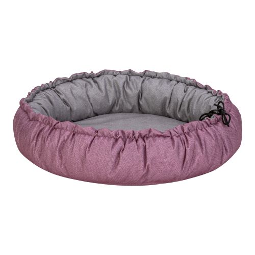 Pet Comfort Sunflower Kedi ve Köpek Yatağı Çift Taraflı Pembe/Gri 60cm