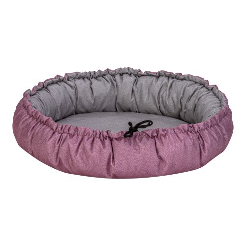 Pet Comfort Sunflower Kedi ve Köpek Yatağı Çift Taraflı Pembe/Gri 85cm