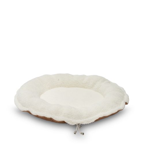 Pet Comfort Sunflower Çift Taraflı Terra/Ekru Kedi ve Köpek Yatağı 60cm