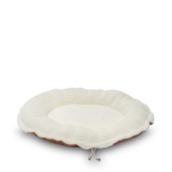 Pet Comfort Sunflower Çift Taraflı Terra/Ekru Kedi ve Köpek Yatağı 60cm - Thumbnail
