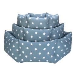 Pet Comfort Tokyo Mavi Star Köpek Yatağı M 70cm - Thumbnail