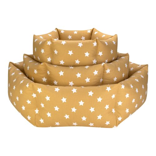 Pet Comfort Tokyo Sarı Star Köpek Yatağı L 100cm