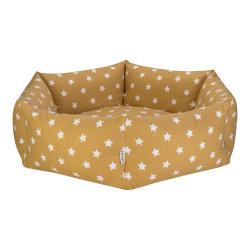 Pet Comfort Tokyo Sarı Star Köpek Yatağı L 100cm - Thumbnail