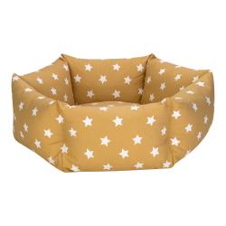 Pet Comfort Tokyo Sarı Star Köpek Yatağı M 70cm - Thumbnail
