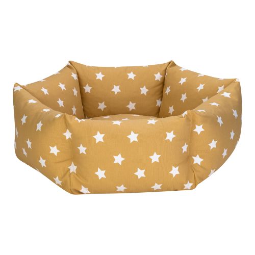 Pet Comfort Tokyo Sarı Star Köpek Yatağı M 70cm