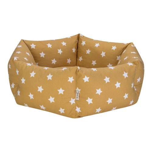 Pet Comfort Tokyo Sarı Star Köpek Yatağı M 70cm