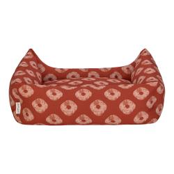 Pet Comfort Uniform Kiss Tarçın-Bej Köpek Yatağı M 70x60cm - Thumbnail