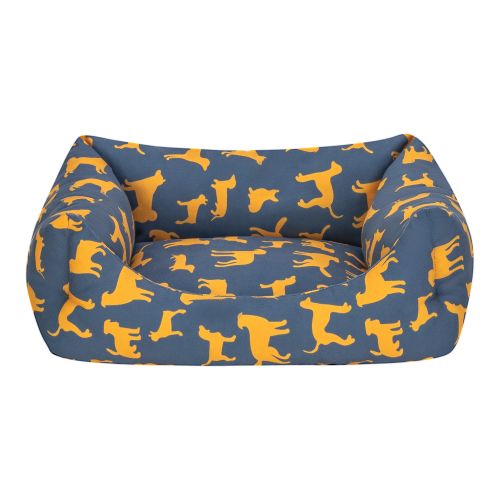 Pet Comfort Uniform Lacivert-Sarı Kedi ve Köpek Yatağı S 50x40cm