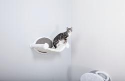 Trixie Kedi Hamak Duvara Montaj 54x28x33cm Beyaz Gri - Thumbnail