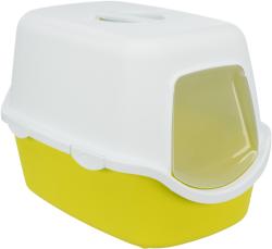 Trixie - Trixie Kedi Kapalı Tuvaleti, 40x40x56cm, Lime Sarı/Beyaz