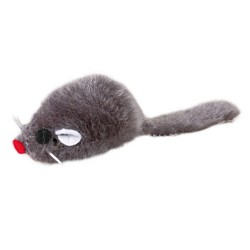Trixie - Trixie Kedi Oyuncağı Peluş Fare 5cm Gri