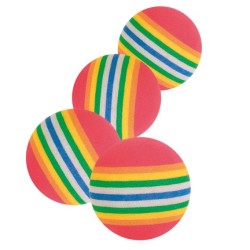 Trixie Kedi Oyuncağı Renkli Top 3,5cm - Thumbnail