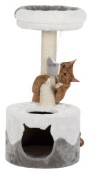 Trixie - Trixie Kedi Tırmalaması ve Evi 71cm Beyaz Gri