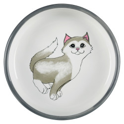 Trixie Kısa Burunlu Kedi Seramik Mama Su Kabı 15cm - Thumbnail