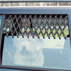 Trixie Köpek Araba Camı Parmaklığı 30-110cm Siyah - Thumbnail