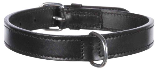 Trixie Köpek Boyun Tasması Gerçek Deri 52-63cm 30mm L-XL Siyah
