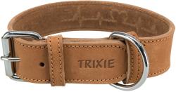 Trixie - Trixie Köpek Boyun Tasması, Kalın Deri, L:47-55cm/40mm, Kahverengi