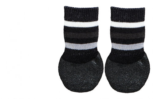 Trixie Köpek Çorabı Kaymaz L-XL 2 Adet Siyah