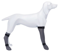 Trixie - Trixie Köpek Çorabı Su Geçirmez 1 Adet XL 12cm 45cm Gri