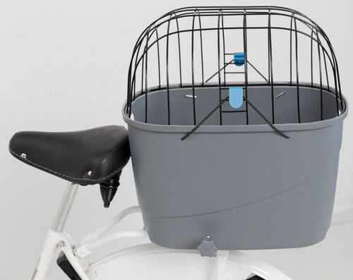 Trixie Köpek İçin Bisiklet Arkası Sepeti Plastik ve Metal 36x47x46cm Gri